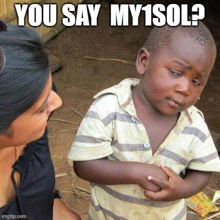 Just bought $MY1Sol